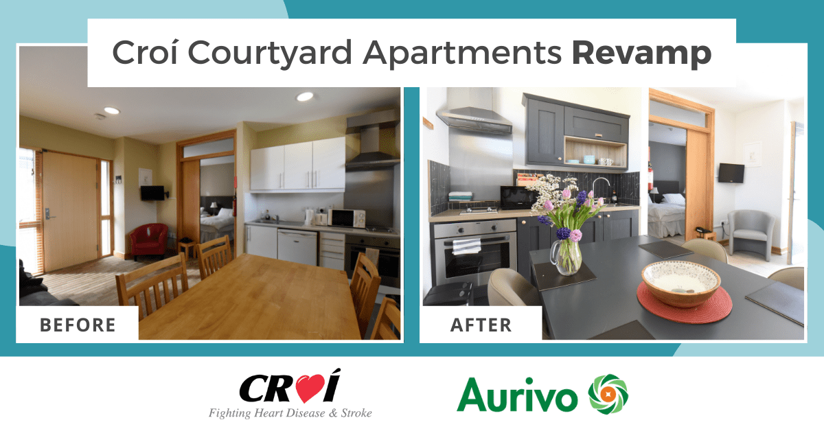 Croí Courtyard Apartments Revamped • Croi Heart & Stroke Charity