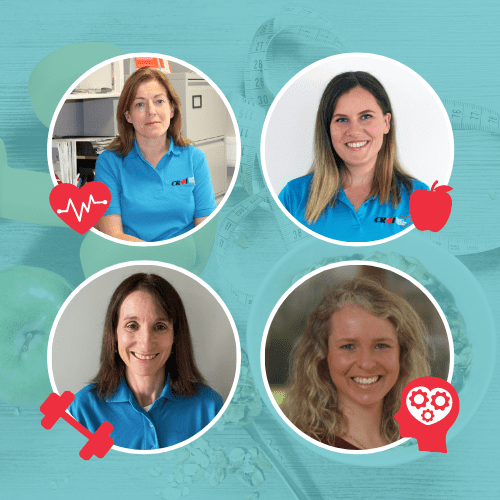 Four Croí Health Team members with their specialty