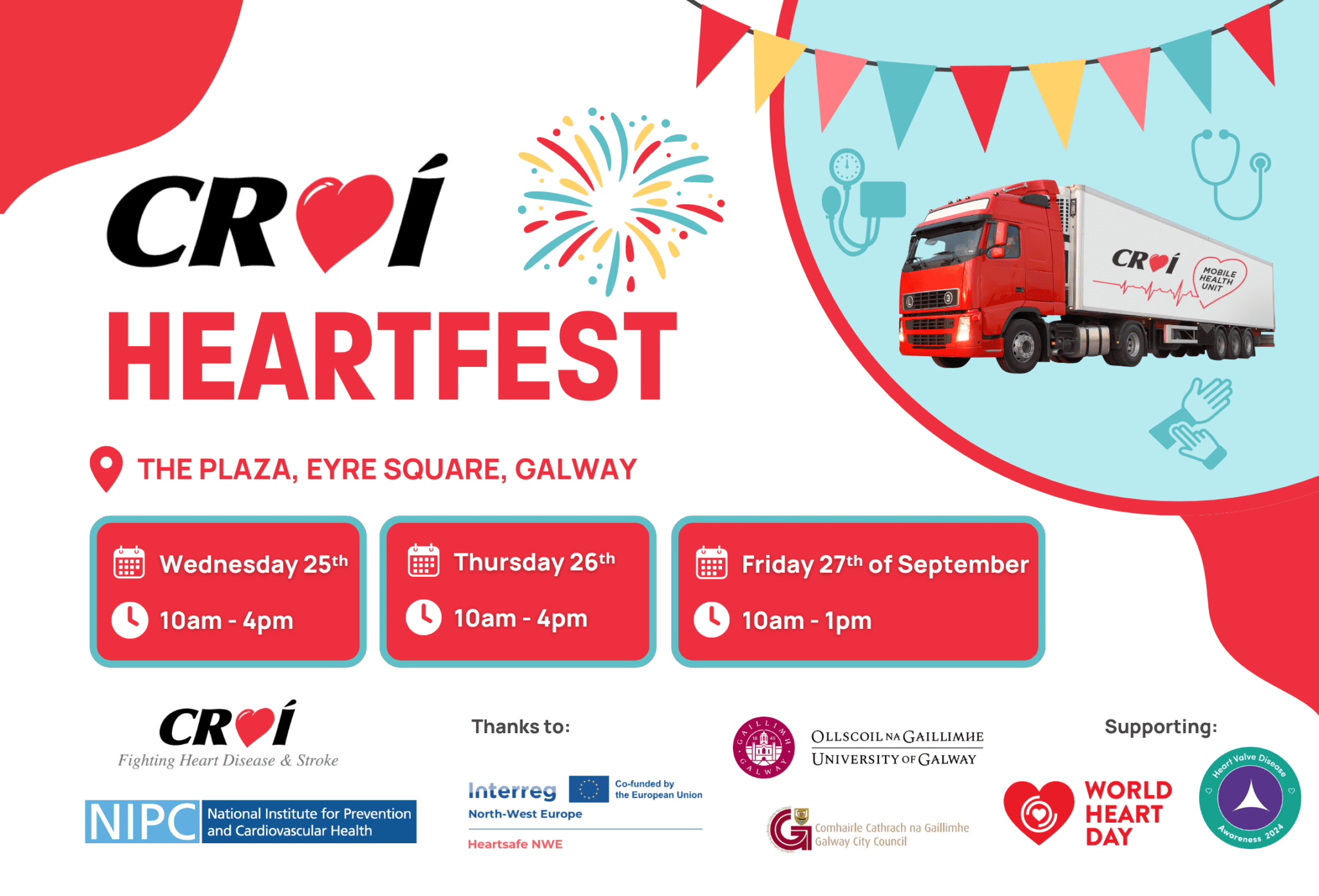 Heartfest 2024 The Croí Mobile Health Hub Is Coming To Eyre Square